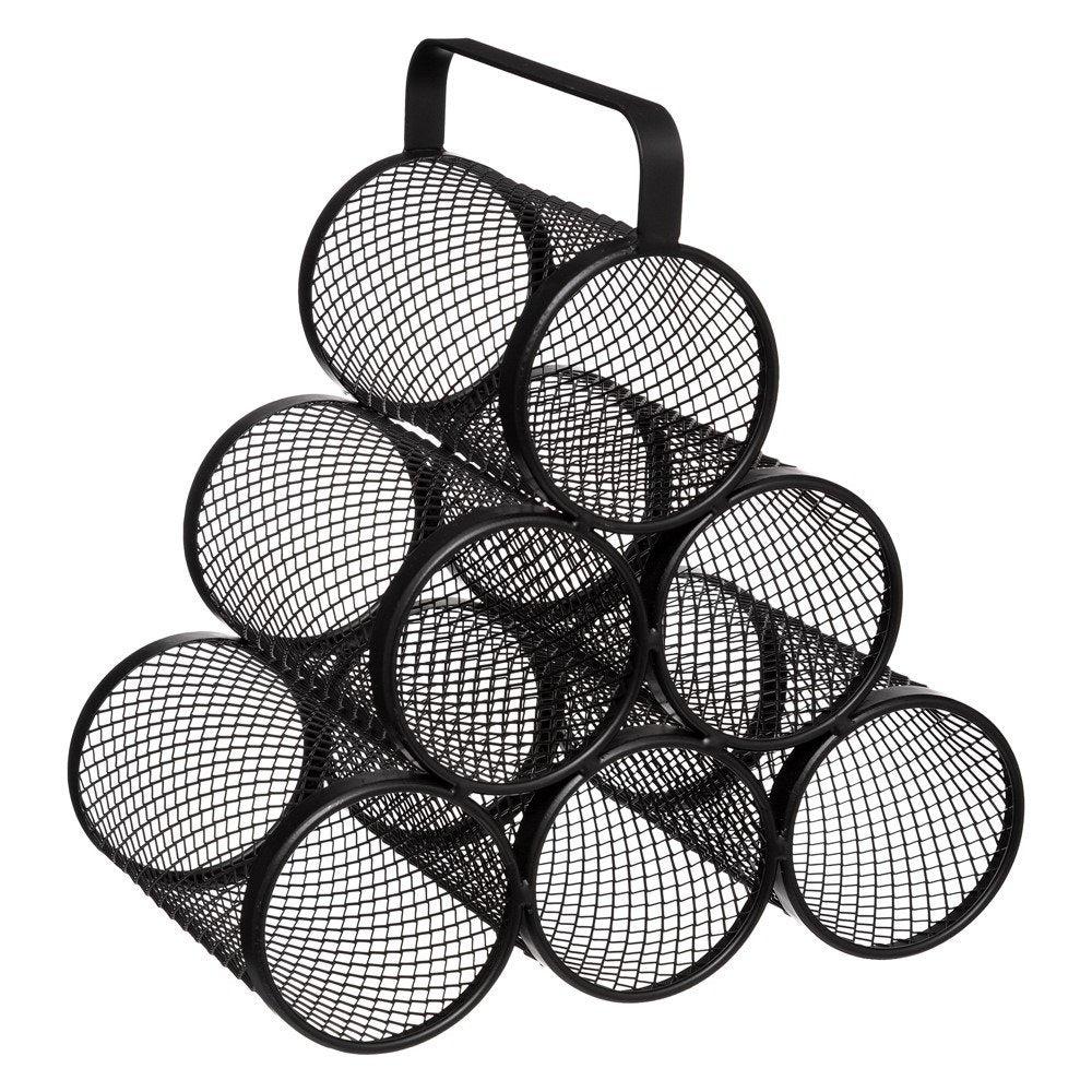 6-Bottle Metal Wine Rack – Countertop Display