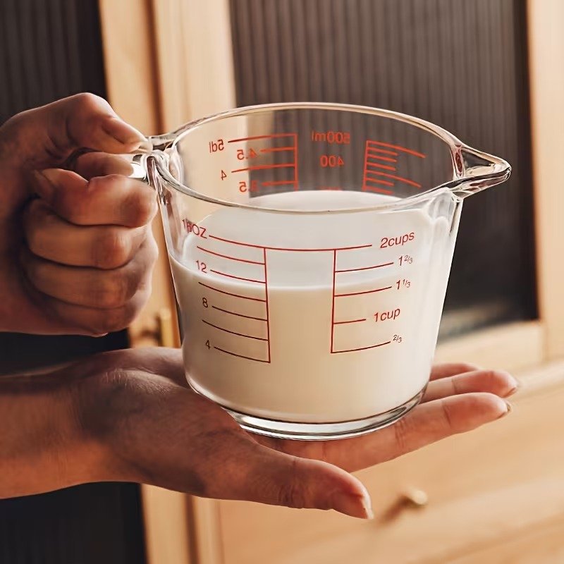 500ml Glass Measuring Cup for Accurate Cooking & Baking