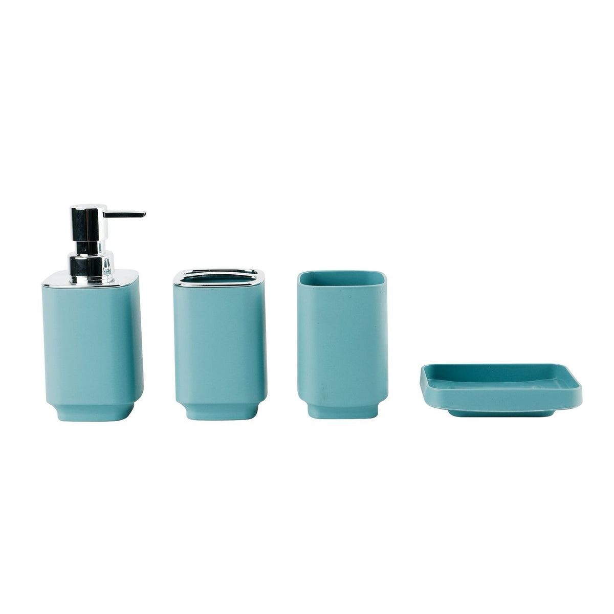 4 Piece Bathroom Set – Matte Finish Accessories