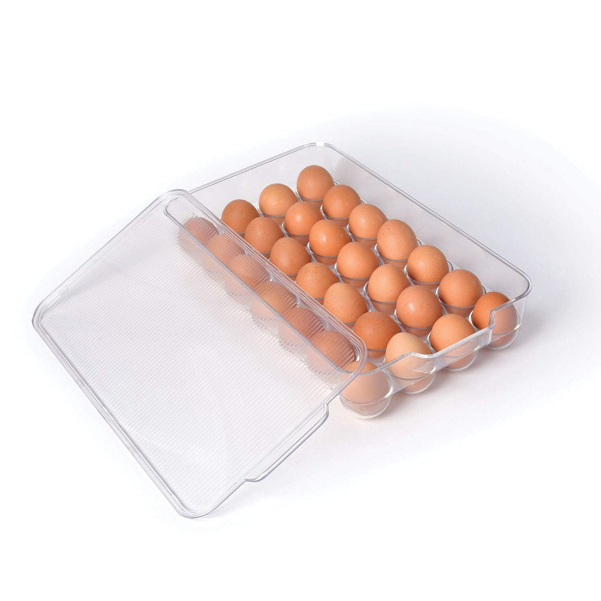 Plastic Egg Storage Box – Fridge Organizer