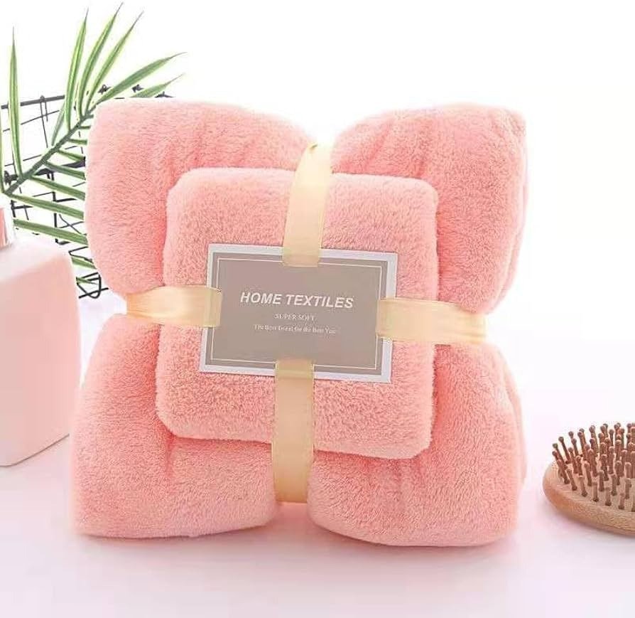 2-Piece Soft Bathroom Towel Set