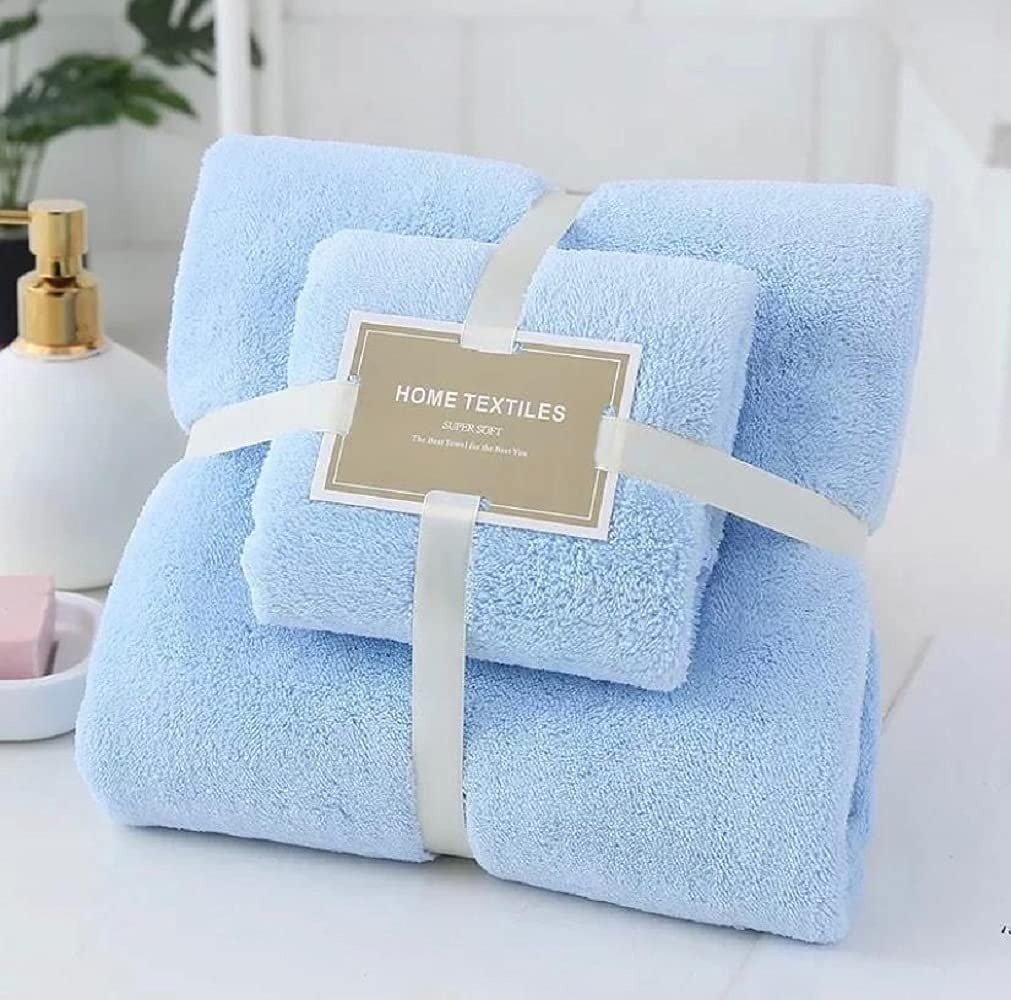 2-Piece Soft Bathroom Towel Set