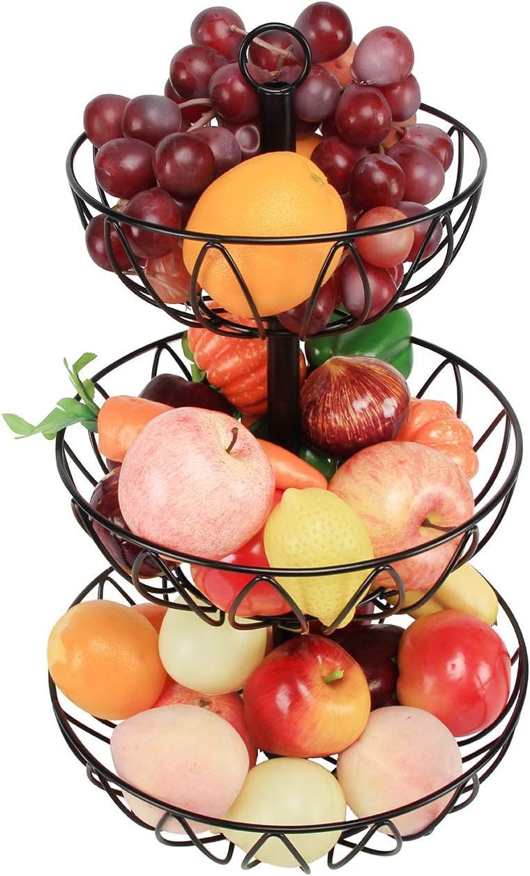 3 Tier Fruit Basket Stand – Kitchen Counter Organizer