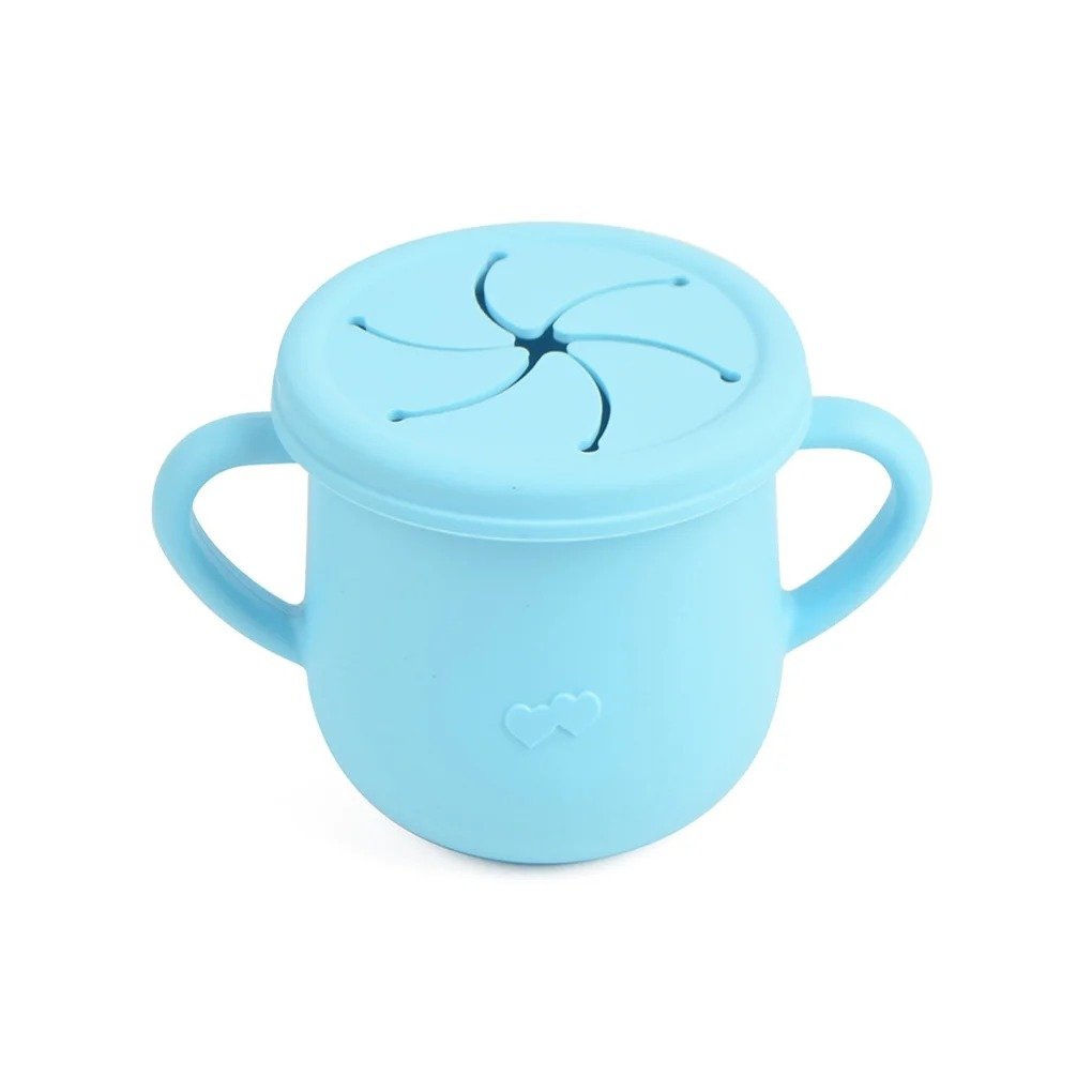 Baby Silicone Sippy Cup & Snack Container