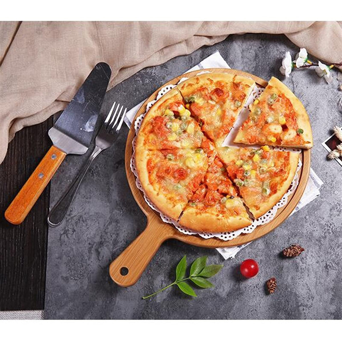 Multipurpose Bamboo Pizza Board
