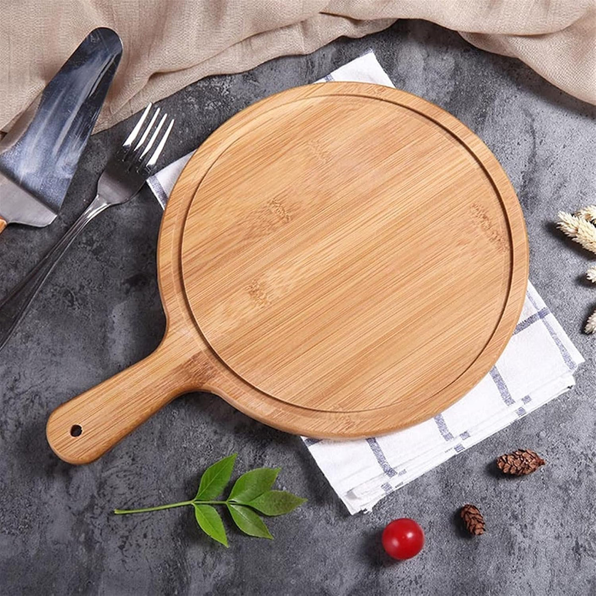 Multipurpose Bamboo Pizza Board