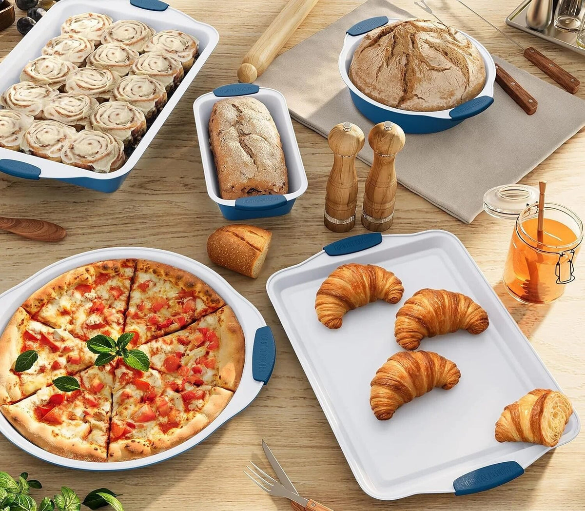10-Piece Baking Pan Set – Non-Stick Bakeware