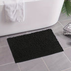 Soft Chenille Bathroom Mat – Absorbent Non-Slip Rug
