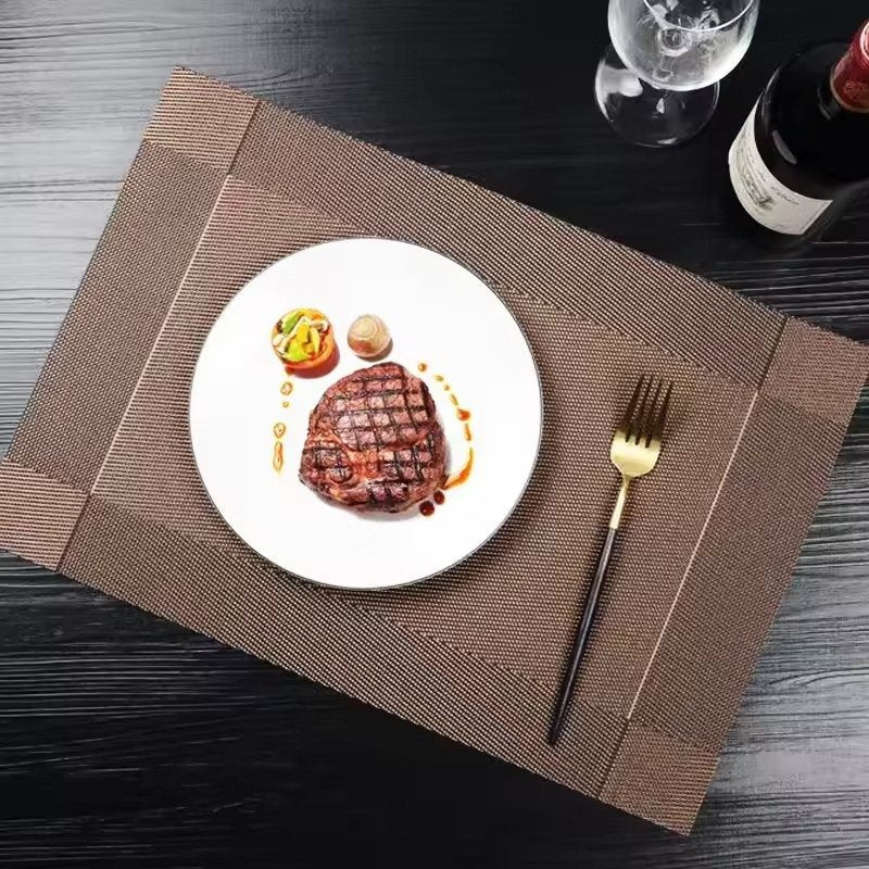PVC Heat-Resistant Place Mats 30 × 45 cm – Set of 4