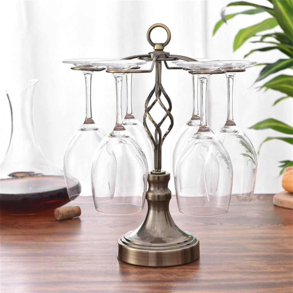 Countertop Wine Glass Holder – Iron Glass Rack