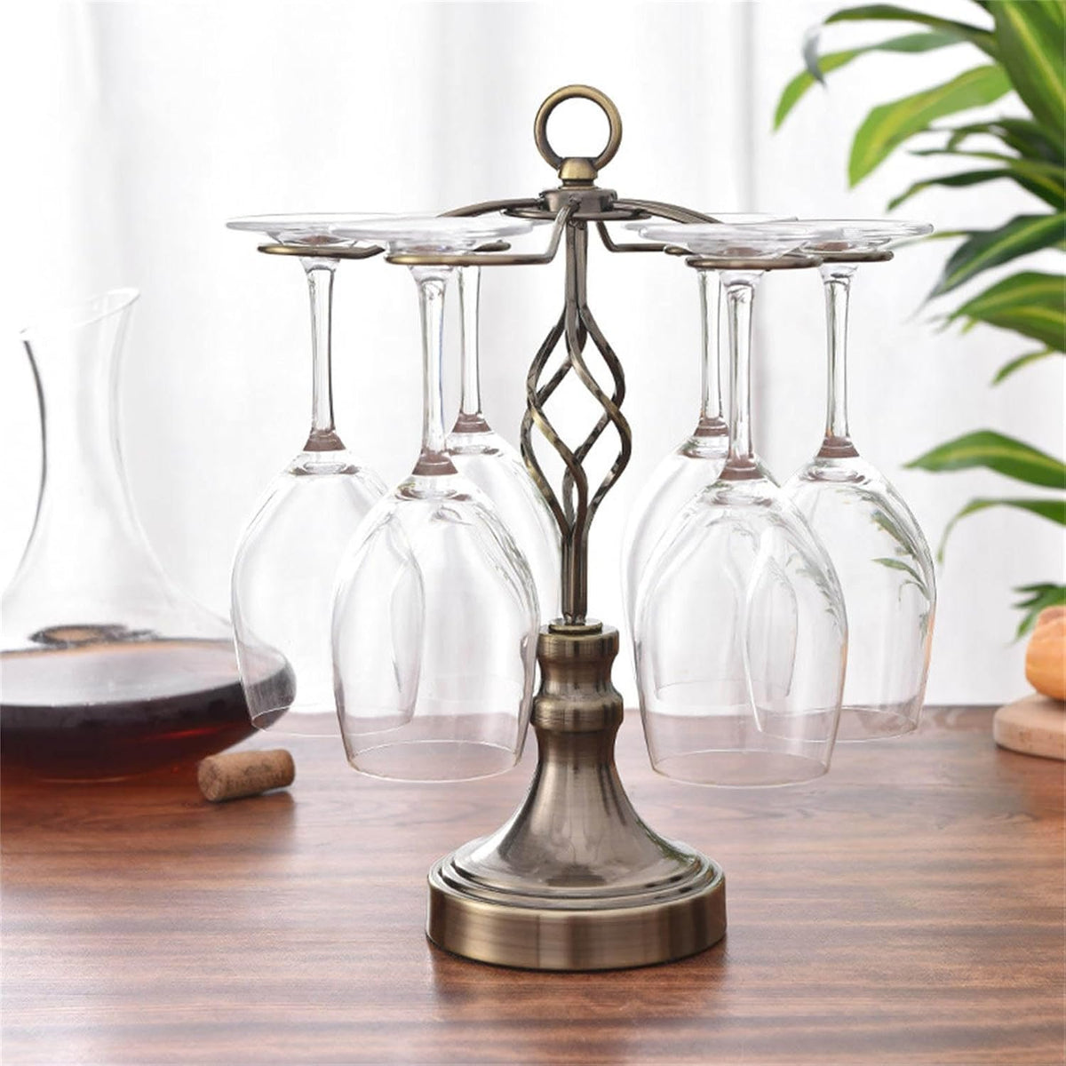 Countertop Wine Glass Holder – Iron Glass Rack