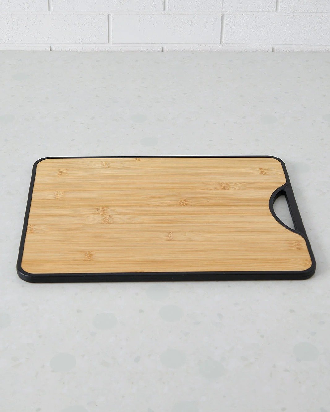 Double-Sided Cutting Board – Bamboo & Polyethylene, Non-Slip