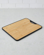 Double-Sided Cutting Board – Bamboo & Polyethylene, Non-Slip