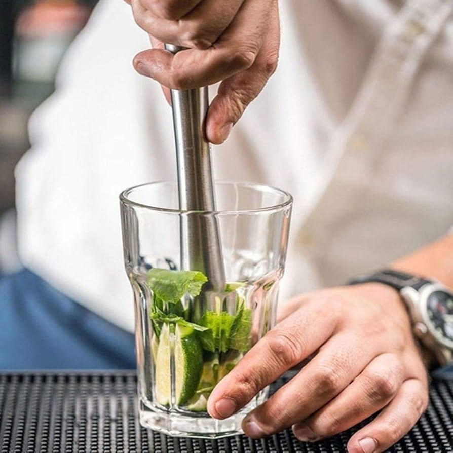Multi-Function Stainless Steel Muddler – Bar & Cocktail Tool