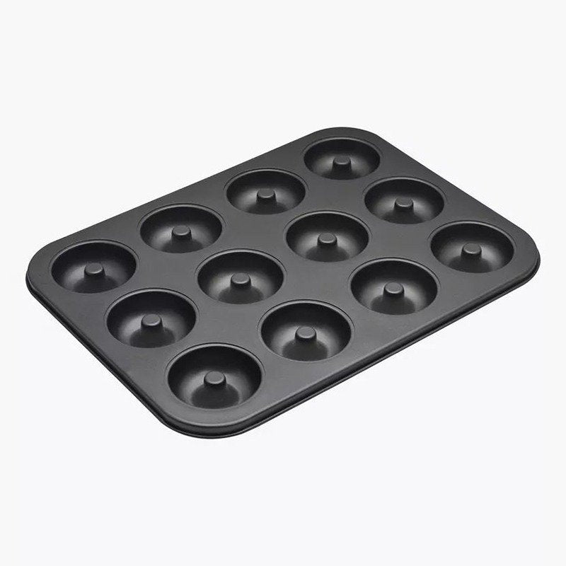 12-Cavity Donut Baking Pan – Carbon Steel