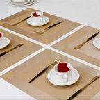 PVC Heat-Resistant Place Mats 30 × 45 cm – Set of 4