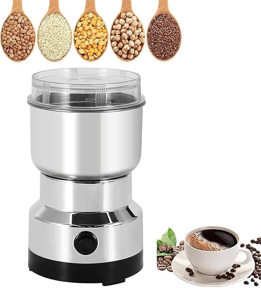 200W Electric Grinder with Stainless Steel Bowl