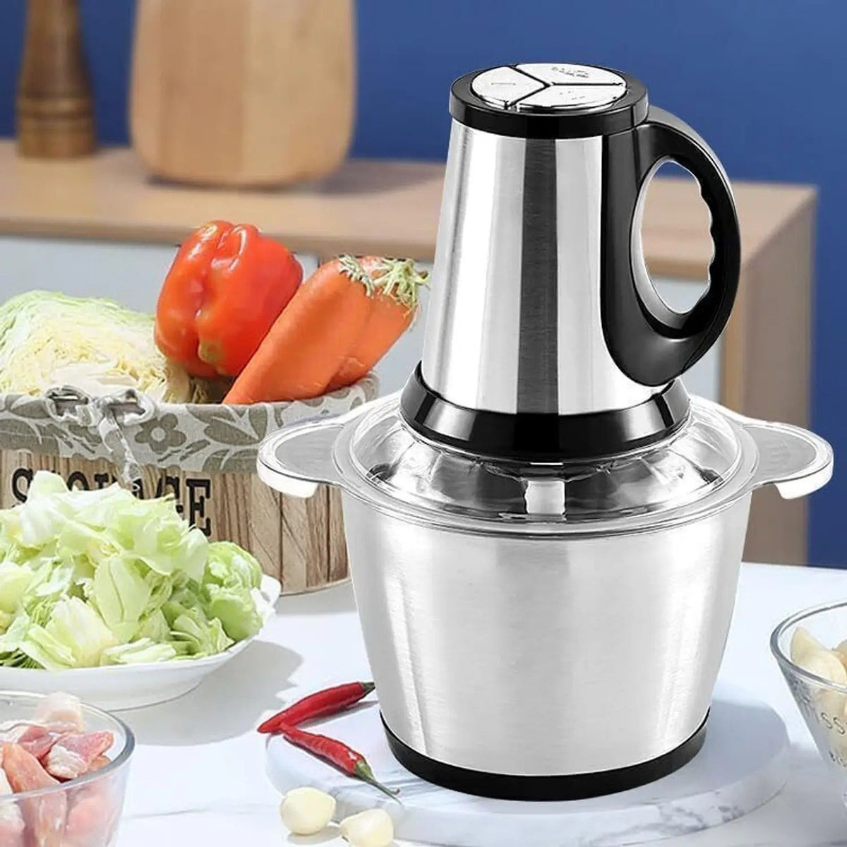 800W Electric Meat Grinder with Stainless Steel Blades