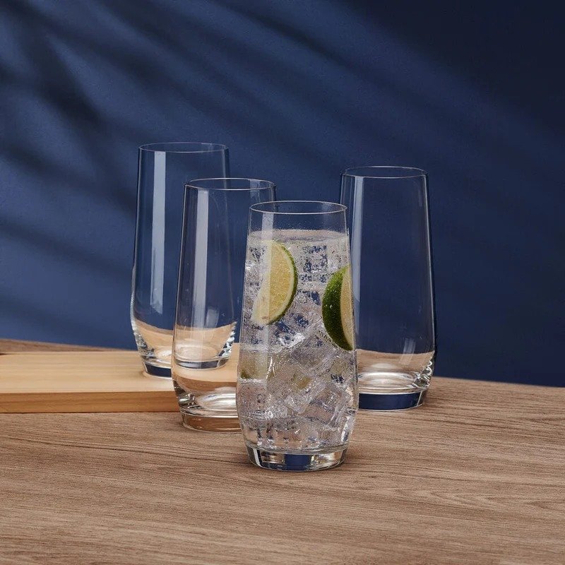 Aria Lead-Free Highball Glasses Set of 4 – 540ml