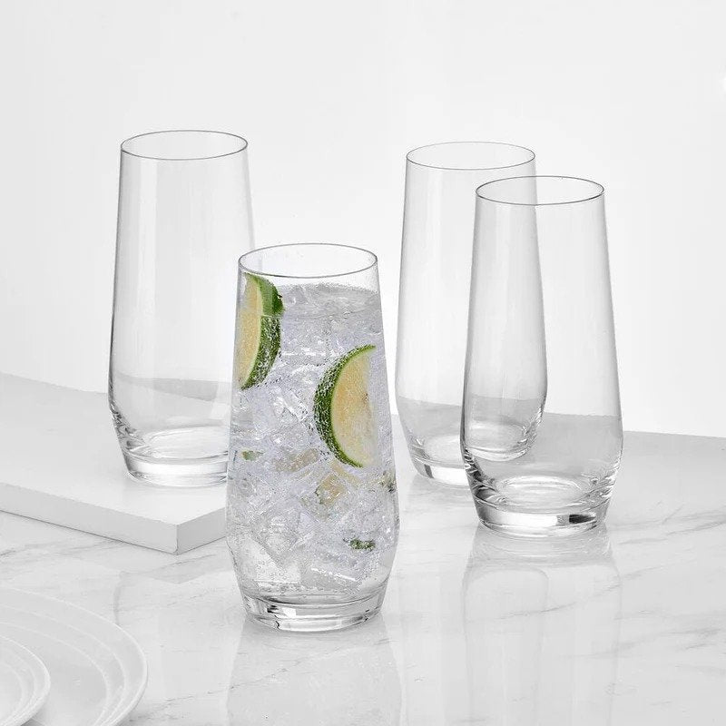 Aria Lead-Free Highball Glasses Set of 4 – 540ml