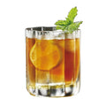 Lead-Free Crystal Clear Flower Shaped Glass Set – Elegant Drinkware, Set of 4