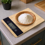 Electronic Bamboo Kitchen Scale – Digital