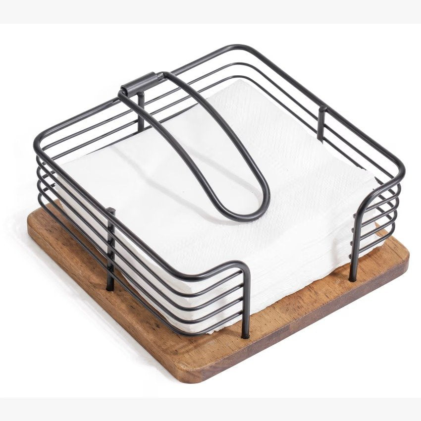 Metal Napkin Holder – Kitchen & Dining Table Organizer