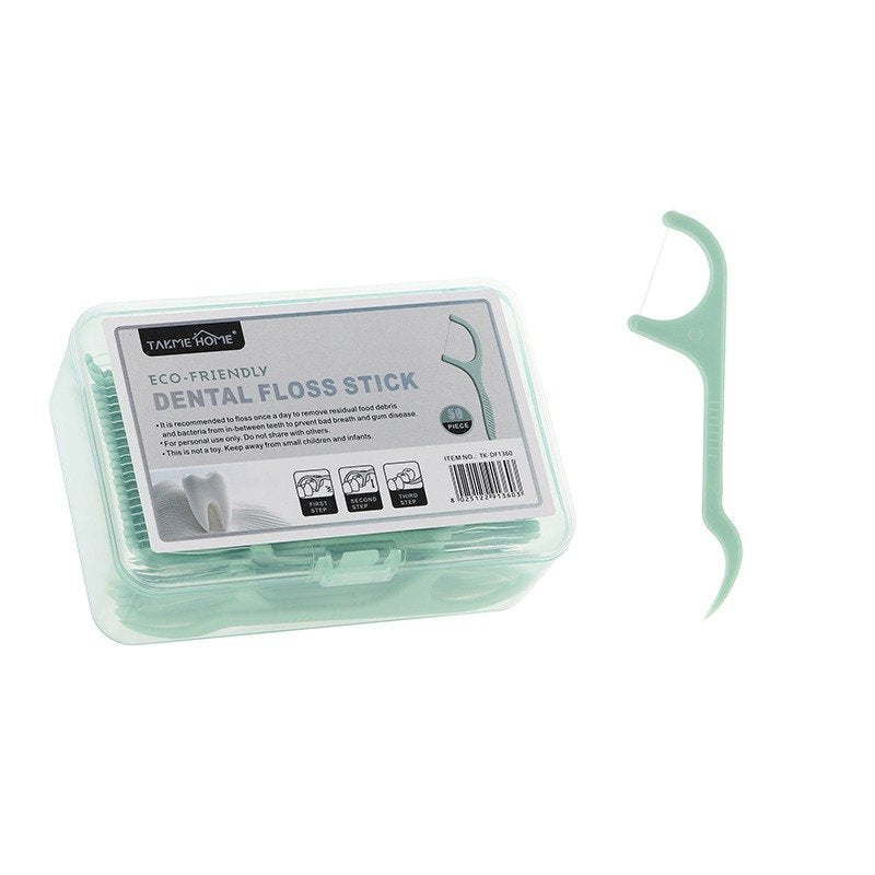 Eco-Friendly Dental Floss Sticks – Easy Clean Floss Picks