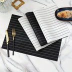PVC Washable Dining Table Mats – Set of 4