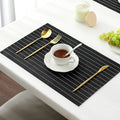 PVC Washable Dining Table Mats – Set of 4