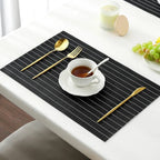 PVC Washable Dining Table Mats – Set of 4