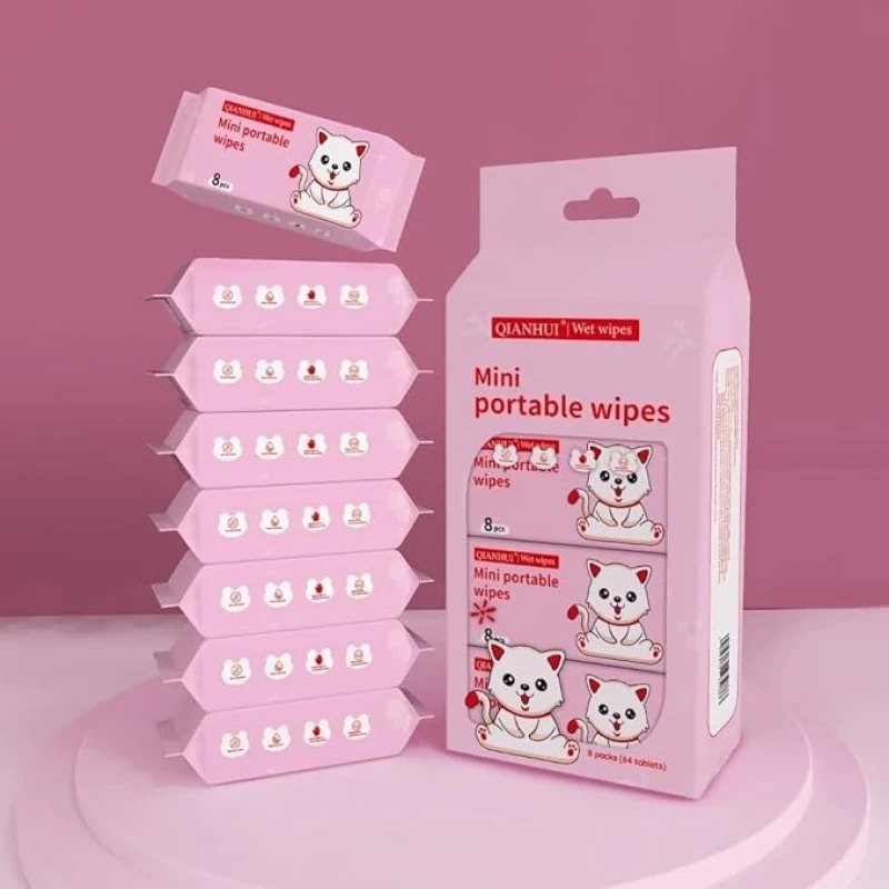 Pocket Size Mini Wet Wipes – Travel & Everyday Hygiene