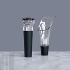 Wine Pourer and Bottle Stopper Set – Leak-Resistant Wine Accessories