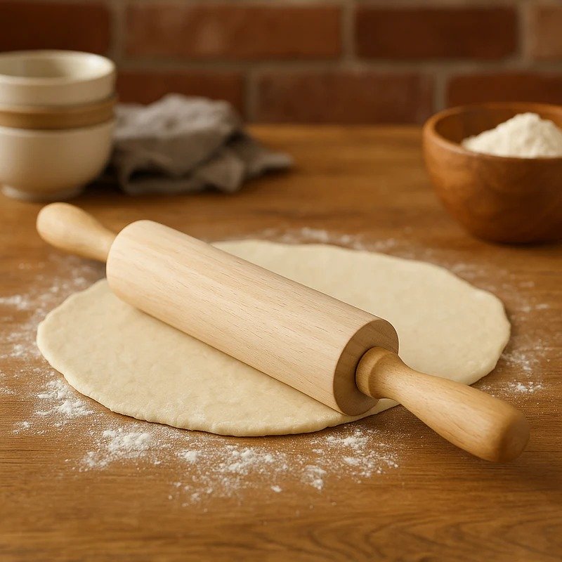 Wooden Rolling Pin – Baking & Dough Tool
