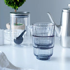 Smoked Stackable Glasses Set of 4 – 340ml