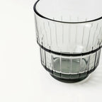 Smoked Stackable Glasses Set of 4 – 340ml