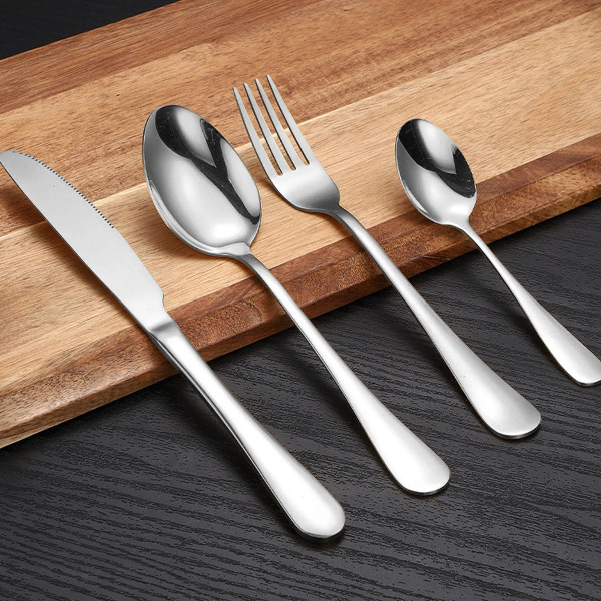 Premium Heavy Grade Stainless Steel Cutlery Set – Kitchen Essentials