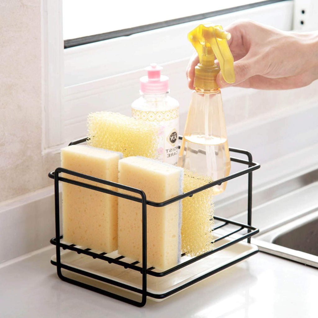 Compact Sink Organizer With Drip Tray