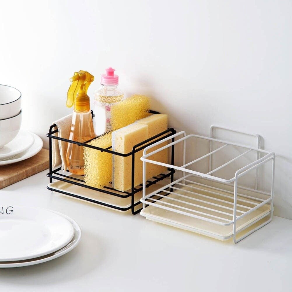 Compact Sink Organizer With Drip Tray