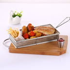 Stainless Steel Rectangular Frying Basket