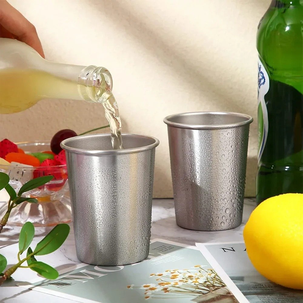 Stainless Steel Drinking Cup – Multi-Purpose Durable Cup