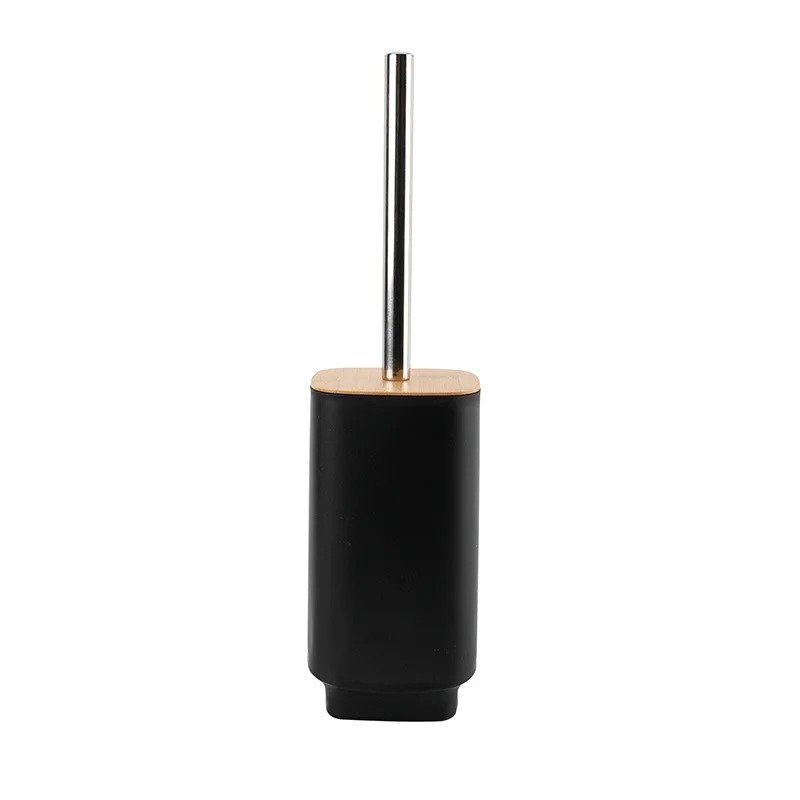oilet Brush with Bamboo Lid – Stylish & Hygienic Bathroom Accessory