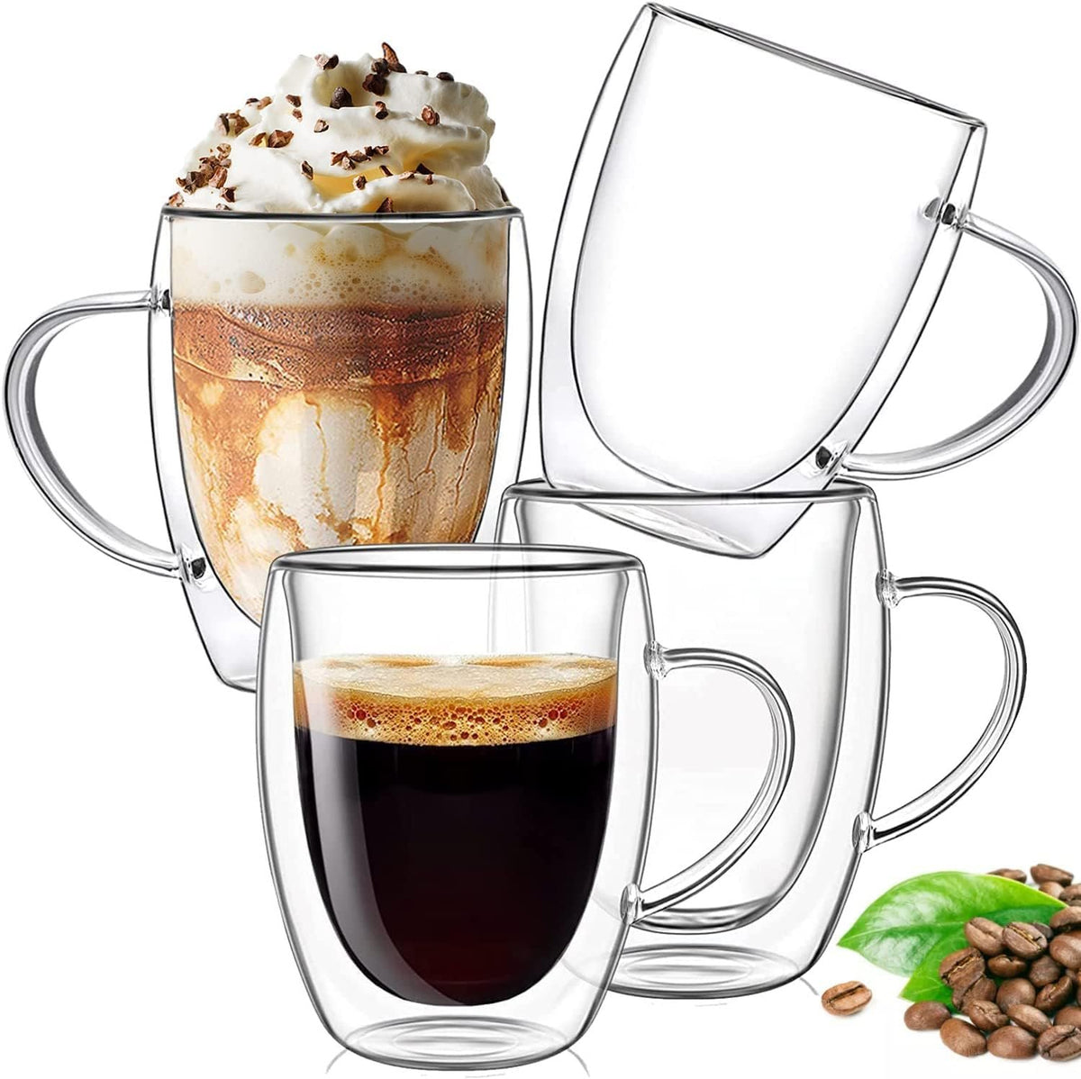 Double Wall Coffee Glass – Heat Resistant Cup