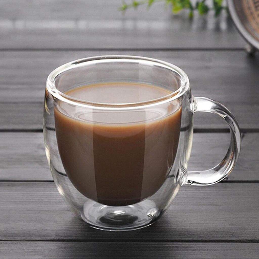 Double Wall Coffee Glass – Heat Resistant Cup