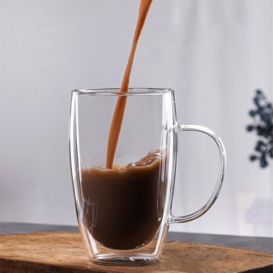 Double Wall Coffee Glass – Heat Resistant Cup