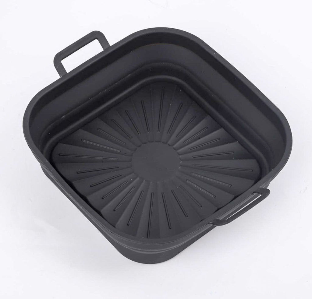 Collapsible Square Silicone Air Fryer Basket Liner
