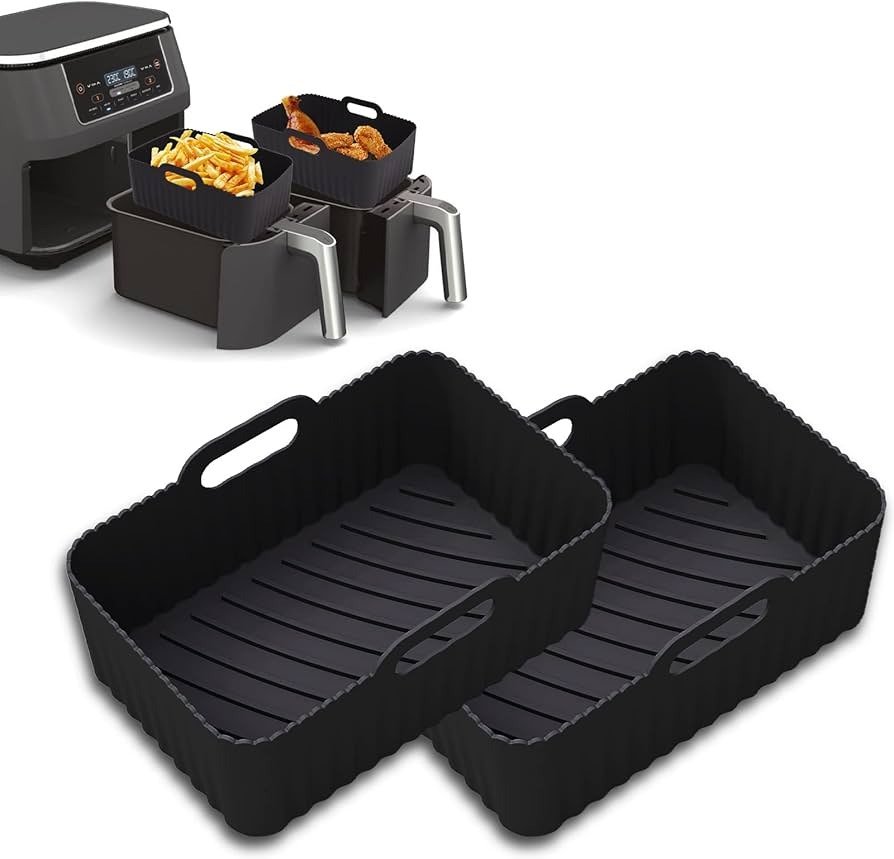 Rectangular Silicone Air Fryer Basket Liner