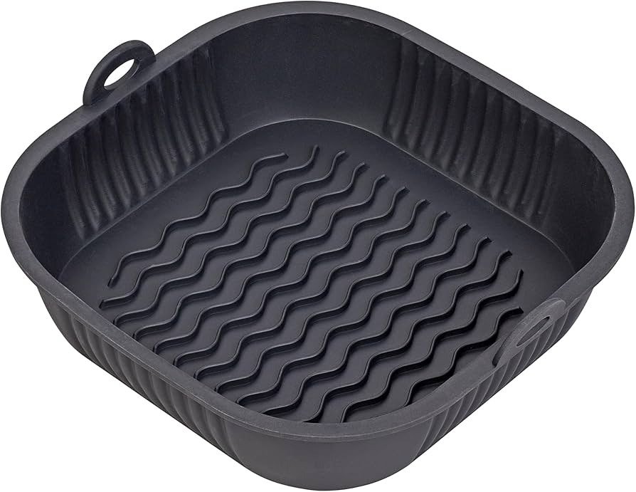 Silicone Air Fryer Basket – 21cm Non-Stick Anti-Skid 230°C