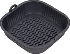 Silicone Air Fryer Basket – 21cm Non-Stick Anti-Skid 230°C