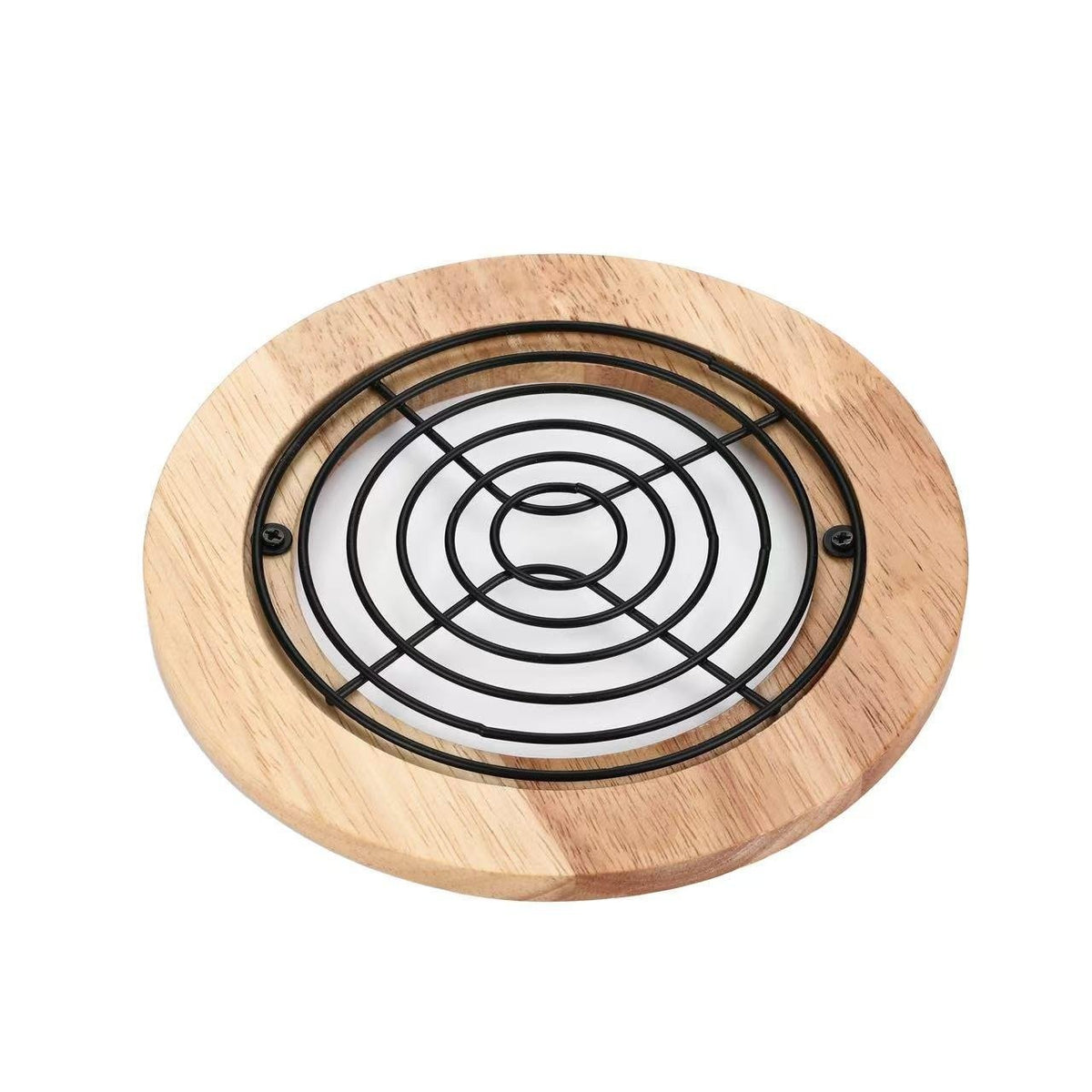 Wood & Metal Trivet – Heat Resistant Kitchen Stand